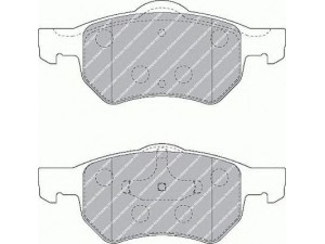 FERODO FSL1474 stabdžių trinkelių rinkinys, diskinis stabdys 
 Techninės priežiūros dalys -> Papildomas remontas
05072216AA, 5072216AA
