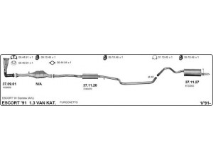 IMASAF 525000048 išmetimo sistema 
 Išmetimo sistema -> Išmetimo sistema, visa
