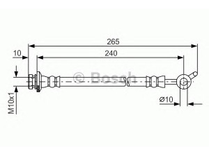 BOSCH 1 987 481 570 stabdžių žarnelė 
 Stabdžių sistema -> Stabdžių žarnelės
46210 JG013, 46210JG013