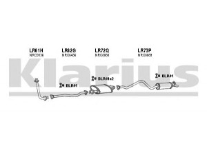 KLARIUS 090101U išmetimo sistema 
 Išmetimo sistema -> Išmetimo sistema, visa