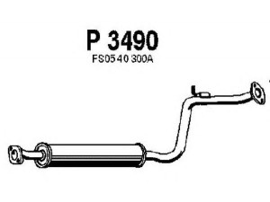 FENNO P3490 vidurinis duslintuvas 
 Išmetimo sistema -> Duslintuvas
FS05-40-300A, FS05-40-300B, FS05-40-300C