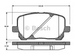 BOSCH 0 986 TB2 430 stabdžių trinkelių rinkinys, diskinis stabdys 
 Techninės priežiūros dalys -> Papildomas remontas
04465 02080, 04465 44060, 04465 44090