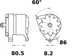 MAHLE ORIGINAL MG 212 kintamosios srovės generatorius 
 Elektros įranga -> Kint. sr. generatorius/dalys -> Kintamosios srovės generatorius
ADU 8090, ADU 8880, YLE 101570