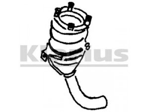 KLARIUS 380621 katalizatoriaus keitiklis 
 Išmetimo sistema -> Katalizatoriaus keitiklis