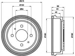 HELLA PAGID 8DT 355 300-531 stabdžių būgnas 
 Stabdžių sistema -> Būgninis stabdys -> Stabdžių būgnas
MB587582, MB699290