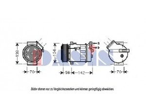 AKS DASIS 851886N kompresorius, oro kondicionierius 
 Oro kondicionavimas -> Kompresorius/dalys
12758381, 24411280