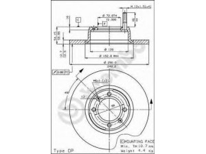 BREMBO 08.3894.10 stabdžių diskas 
 Stabdžių sistema -> Diskinis stabdys -> Stabdžių diskas
116502201401, 116502201402, 161002201401