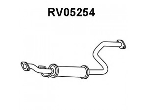 VENEPORTE RV05254 priekinis duslintuvas 
 Išmetimo sistema -> Duslintuvas
GEX33733, GEX33740, WCE104880, WCE105270
