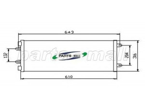 PARTS-MALL PXNCX-031G kondensatorius, oro kondicionierius 
 Oro kondicionavimas -> Kondensatorius
46524503, 46787687