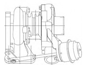 SCHLÜTTER TURBOLADER 172-00990 kompresorius, įkrovimo sistema 
 Compressor Oriantation 172-00990