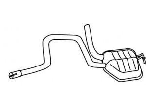 FONOS 619235 galinis duslintuvas 
 Išmetimo sistema -> Duslintuvas
1011117, 6935294, 7116125