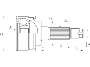 OPEN PARTS CVJ5136.10 jungčių komplektas, kardaninis velenas 
 Ratų pavara -> Sujungimai/komplektas
F01325400, F01325600, F02325400