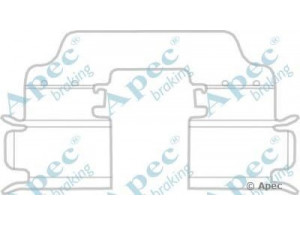 APEC braking KIT1160 priedų komplektas, stabdžių trinkelė 
 Stabdžių sistema -> Būgninis stabdys -> Dalys/priedai