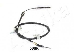 ASHIKA 131-05-588R trosas, stovėjimo stabdys 
 Stabdžių sistema -> Valdymo svirtys/trosai
MB256749