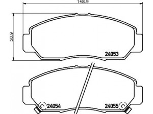 HELLA PAGID 8DB 355 010-981 stabdžių trinkelių rinkinys, diskinis stabdys 
 Techninės priežiūros dalys -> Papildomas remontas
06450S7AE00, 06450S7AE50, 06450SJFE00