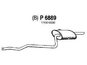 FENNO P6889 galinis duslintuvas
17430-02230