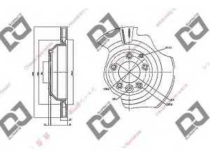 DJ PARTS BD1604 stabdžių diskas 
 Dviratė transporto priemonės -> Stabdžių sistema -> Stabdžių diskai / priedai
7L8615601A, 95535240151, 955355240300