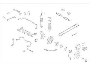 DELPHI FORD-04713-R rato pakaba 
 Ašies montavimas/vairavimo mechanizmas/ratai -> Prekių paieška pagal schemą