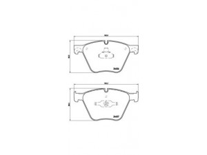 BREMBO P 06 073 stabdžių trinkelių rinkinys, diskinis stabdys 
 Techninės priežiūros dalys -> Papildomas remontas
34114065325, 34116775326, 34116783554
