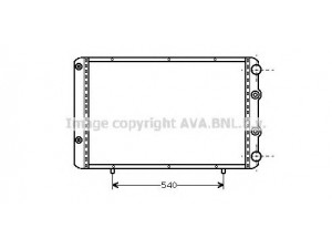 AVA QUALITY COOLING RT2093 radiatorius, variklio aušinimas
7700736362