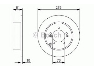 BOSCH 0 986 479 525 stabdžių diskas 
 Stabdžių sistema -> Diskinis stabdys -> Stabdžių diskas
58411 1D000, 1421287