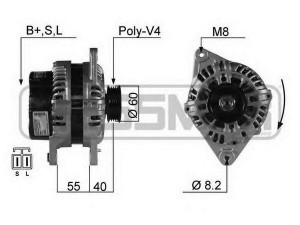ERA 210283 kintamosios srovės generatorius 
 Elektros įranga -> Kint. sr. generatorius/dalys -> Kintamosios srovės generatorius
37300-22200
