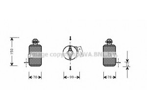 AVA QUALITY COOLING JED040 džiovintuvas, oro kondicionierius 
 Oro kondicionavimas -> Džiovintuvas
4797002