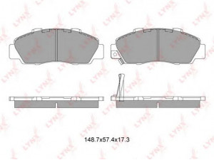 LYNXauto BD-3405 stabdžių trinkelių rinkinys, diskinis stabdys 
 Techninės priežiūros dalys -> Papildomas remontas
06450-S0A-J00, 06450-S0K-J11, 06450-S2H-J00