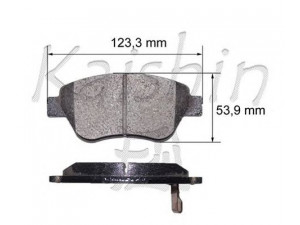 KAISHIN D11227 stabdžių trinkelių rinkinys, diskinis stabdys 
 Techninės priežiūros dalys -> Papildomas remontas
93189815