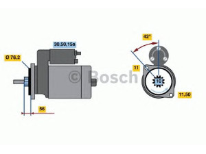 BOSCH 0 986 014 820 starteris 
 Elektros įranga -> Starterio sistema -> Starteris
02A 911 023 A, 02A 911 023 AX