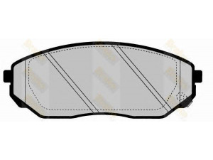 Brake ENGINEERING PA1645 stabdžių trinkelių rinkinys, diskinis stabdys 
 Techninės priežiūros dalys -> Papildomas remontas
581013EE00, 581013EU00