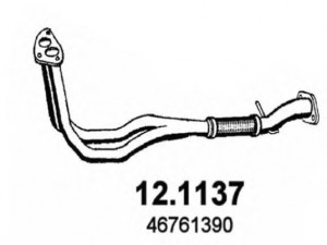 ASSO 12.1137 išleidimo kolektorius 
 Išmetimo sistema -> Išmetimo vamzdžiai
46751425, 46761390, 71765112