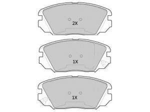 FREMAX FBP-1806 stabdžių trinkelių rinkinys, diskinis stabdys
58101-2EA30, 58101-3KA20, 58101-3KA30