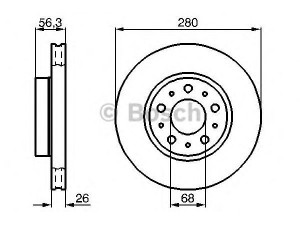 BOSCH 0 986 478 298 stabdžių diskas 
 Stabdžių sistema -> Diskinis stabdys -> Stabdžių diskas