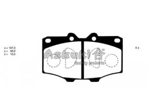 ASHUKI T113-01 stabdžių trinkelių rinkinys, diskinis stabdys 
 Techninės priežiūros dalys -> Papildomas remontas
V9118A002, 0 986 424 297/BOSCH