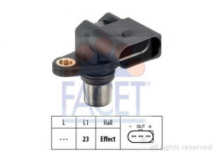 FACET 9.0351 jutiklis, skirstomojo veleno padėtis 
 Variklis -> Variklio elektra
1 072 303, 95VW-9P986-BA, A 004 153 37 28