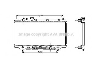 AVA QUALITY COOLING MZ2146 radiatorius, variklio aušinimas 
 Aušinimo sistema -> Radiatorius/alyvos aušintuvas -> Radiatorius/dalys
BPE715200