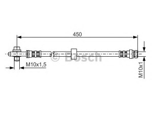 BOSCH 1 987 476 648 stabdžių žarnelė 
 Stabdžių sistema -> Stabdžių žarnelės
1J0 611 701, 1J0 611 701 L, 1J0 611 701 N