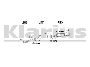 KLARIUS 870097U išmetimo sistema