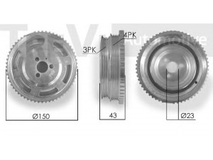 TREVI AUTOMOTIVE PC1153 skriemulys, alkūninis velenas
55203502