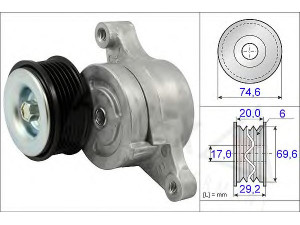 AUTEX 654820 diržo įtempiklis, V formos rumbuotas diržas 
 Diržinė pavara -> V formos rumbuotas diržas/komplektas -> Dirželio įtempiklis (įtempimo blokas)
ZJ3815980C, ZJ3815980C