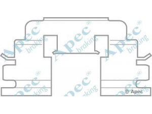 APEC braking KIT585 priedų komplektas, stabdžių trinkelė 
 Stabdžių sistema -> Būgninis stabdys -> Dalys/priedai