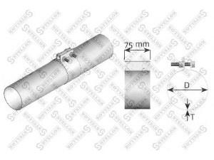 STELLOX 82-01089-SX vamzdžių sujungimas, išmetimo sistema
9484920040, 1674248