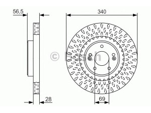 BOSCH 0 986 479 V22 stabdžių diskas 
 Stabdžių sistema -> Diskinis stabdys -> Stabdžių diskas
517122M700