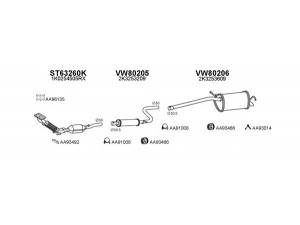 VENEPORTE 800632 išmetimo sistema 
 Išmetimo sistema -> Išmetimo sistema, visa