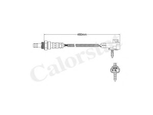 CALORSTAT by Vernet LS140651 lambda jutiklis
8-12573721-0, 8-12586996-0, 12573721