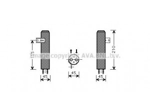 AVA QUALITY COOLING HYD157 džiovintuvas, oro kondicionierius 
 Oro kondicionavimas -> Džiovintuvas
978012E100, 978012E100