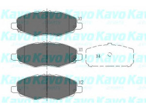 KAVO PARTS KBP-9093 stabdžių trinkelių rinkinys, diskinis stabdys 
 Techninės priežiūros dalys -> Papildomas remontas
044650K040, 044650K100, 044650K110