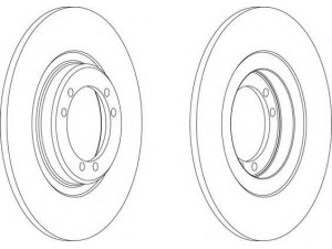 FERODO DDF040-1 stabdžių diskas 
 Stabdžių sistema -> Diskinis stabdys -> Stabdžių diskas
95535891, GX2532901A, 95535891