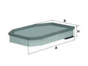 UNIFLUX FILTERS XA1046 oro filtras 
 Techninės priežiūros dalys -> Techninės priežiūros intervalai
13 71 7 605 436, 13717605436